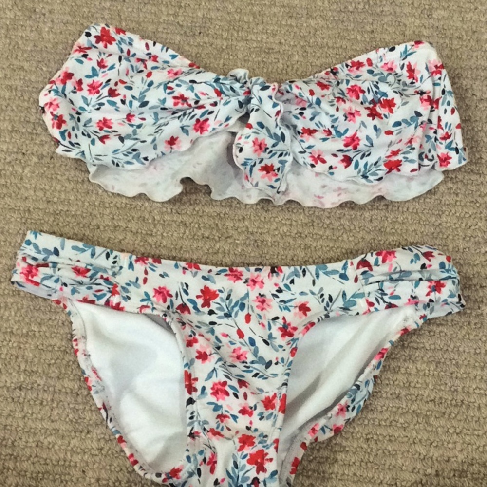 flowered bikini
